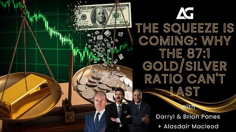 The Squeeze is Coming: Why the 87:1 Gold/Silver Ratio Can't Last