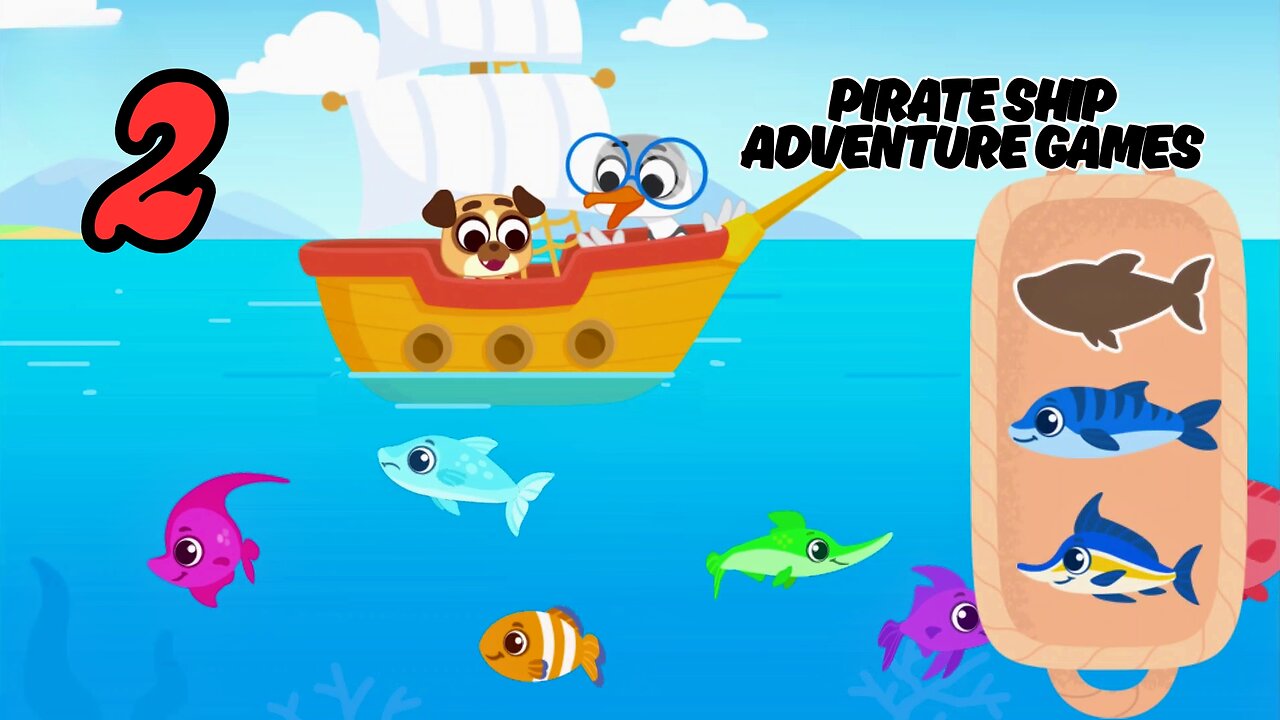 Rescue the Whale and Make a Pirate Flag – Pirate Ship Game Part 2