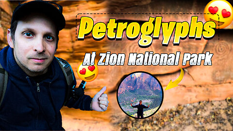 Petroglyph's at Zion Canyon National Park