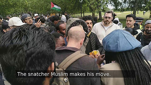 Shalini Antagonises The Muslims Again And Gets Her Sign Snatched At Speakers Corner