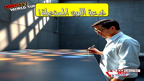 اللون المستحيل: خدعة الظل تكشف الحقيقة! #خدع_بصرية #الظل #وهم