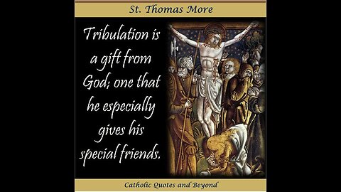 TRIBULATIONS ARE A GIFT, A BLESSING TRIBULATIONS ARE NOT A DISASTER, THEY ARE A BLESSING ക്ലേശങ്ങൾ ക