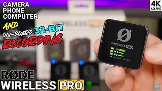 RODE Wireless Pro🔥Capture Professional Audio ANYWHERE (w/On-board Recording)