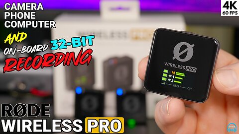 RODE Wireless Pro🔥Capture Professional Audio ANYWHERE (w/On-board Recording)