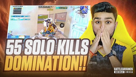I MADE WORLD RECORD OF 55 SOLO KILLS IN NEW UPDATE BGMI HIGHLIGHT