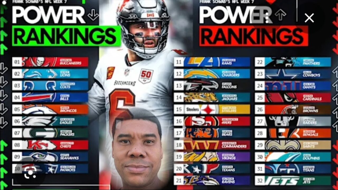 MY NFL PREDICTIONS Half Way Through The SEASON