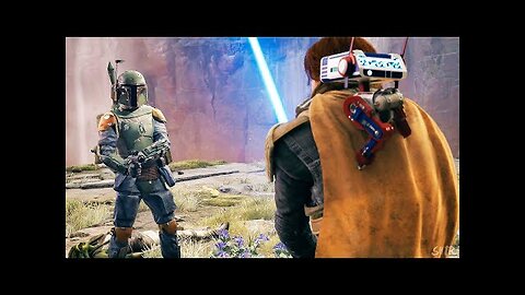 Meeting Boba Fett Scene (Star Wars Jedi Survivor) 4K ULTRA HD
