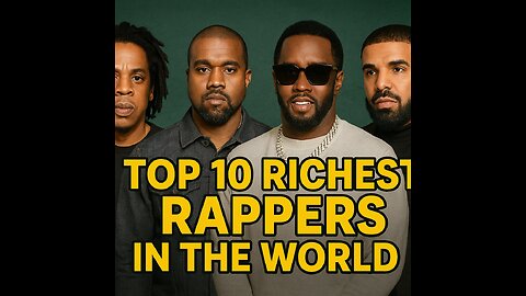 Top 10 richest raper in the world