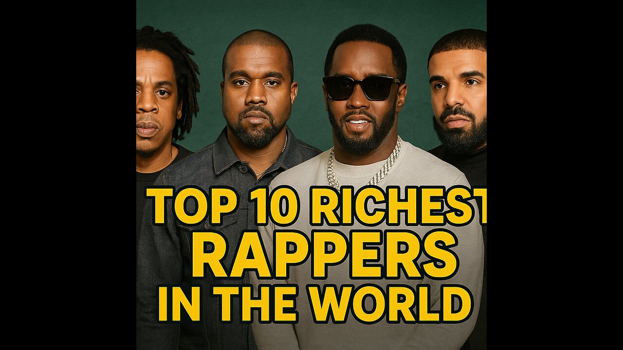 Top 10 richest raper in the world