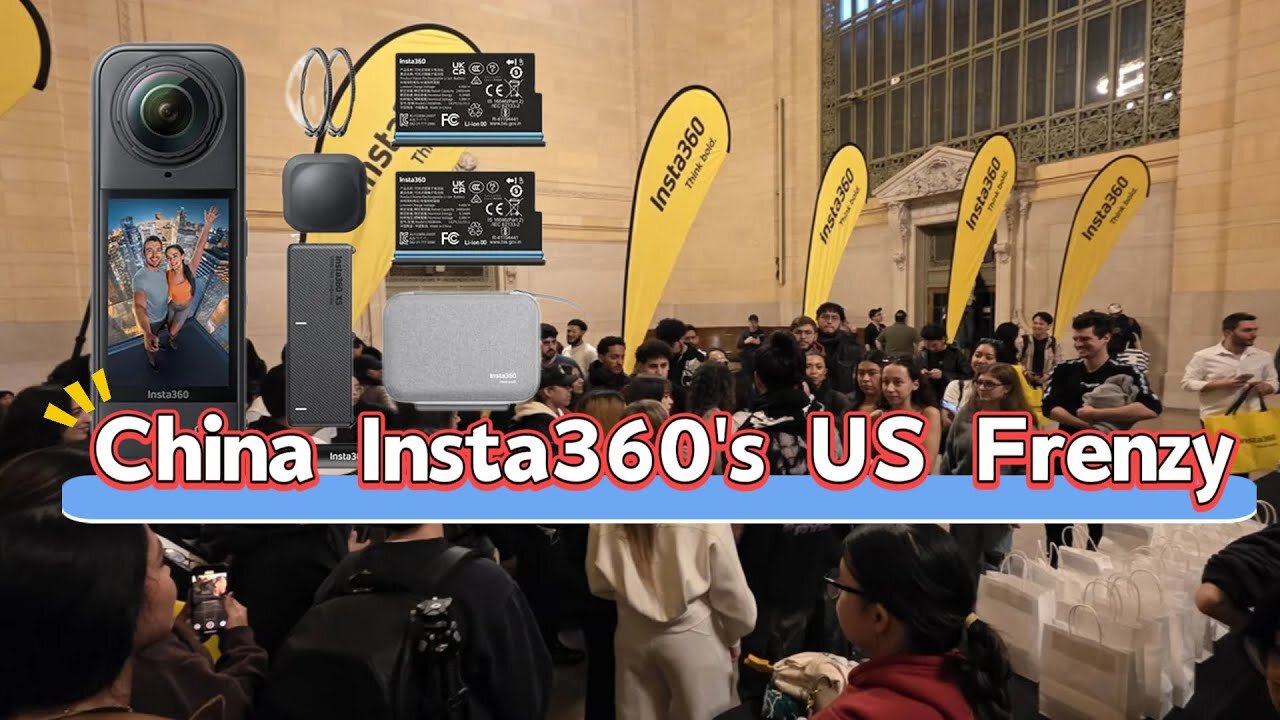 Americans Queued 6 Hours to Buy Chinese Insta360