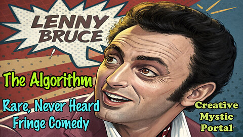 LENNY BRUCE The Algorithm, Never before heard rare Fringe Comedy