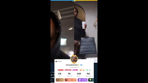 Aj is headed back home from the store.Draya is eating!!!