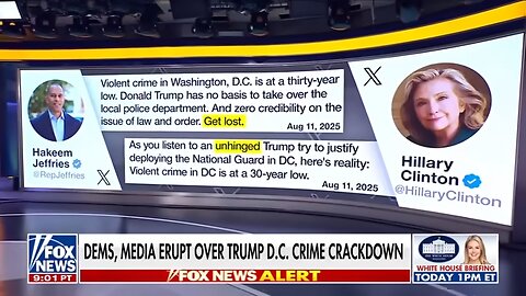 Maddow, Dems RAGE after Trump vows to make DC safer