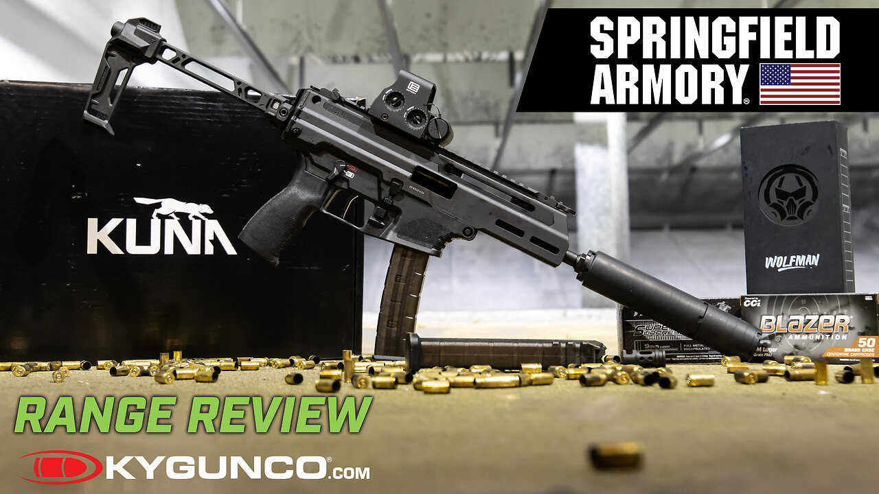 Springfield Kuna 9mm PDW Range Review