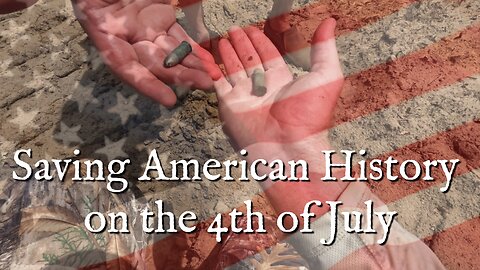Metal Detecting A Civil War Campsite on Independence Day