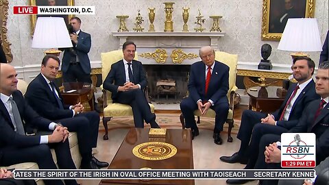 WATCH: President Trump Meets with the Secretary General of NATO - 3/13/25