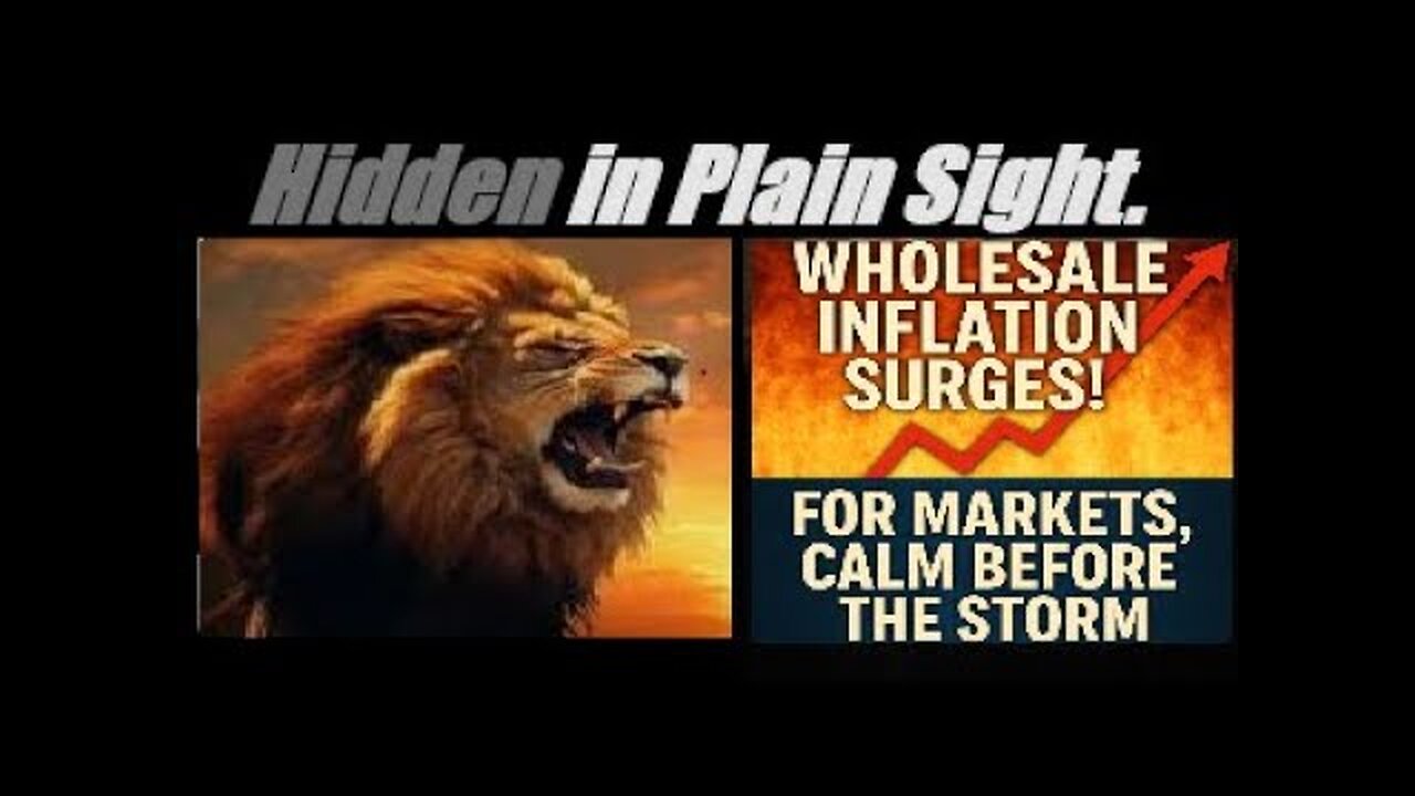 WHOLESALE INFLATION SURGES! NO END IN SIGHT. AS FOR THE STOCK MARKET A STORM IS COMING. Mannarino
