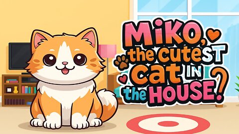 Miko, the cutest cat in the house 😺!