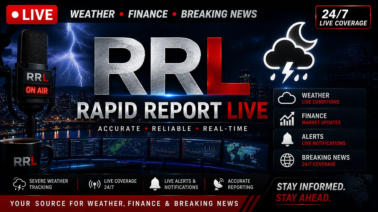 Rapid Report Live |Weather||News|| Markets & Smooth Jazz Atmosphere