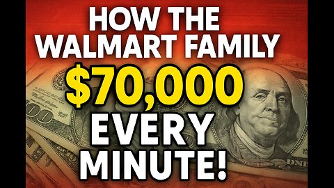 How the Walmart Family Makes $70,000 EVERY Minute! (INSANE)