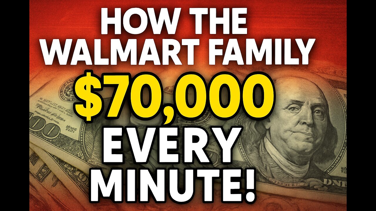 How the Walmart Family Makes $70,000 EVERY Minute! (INSANE)