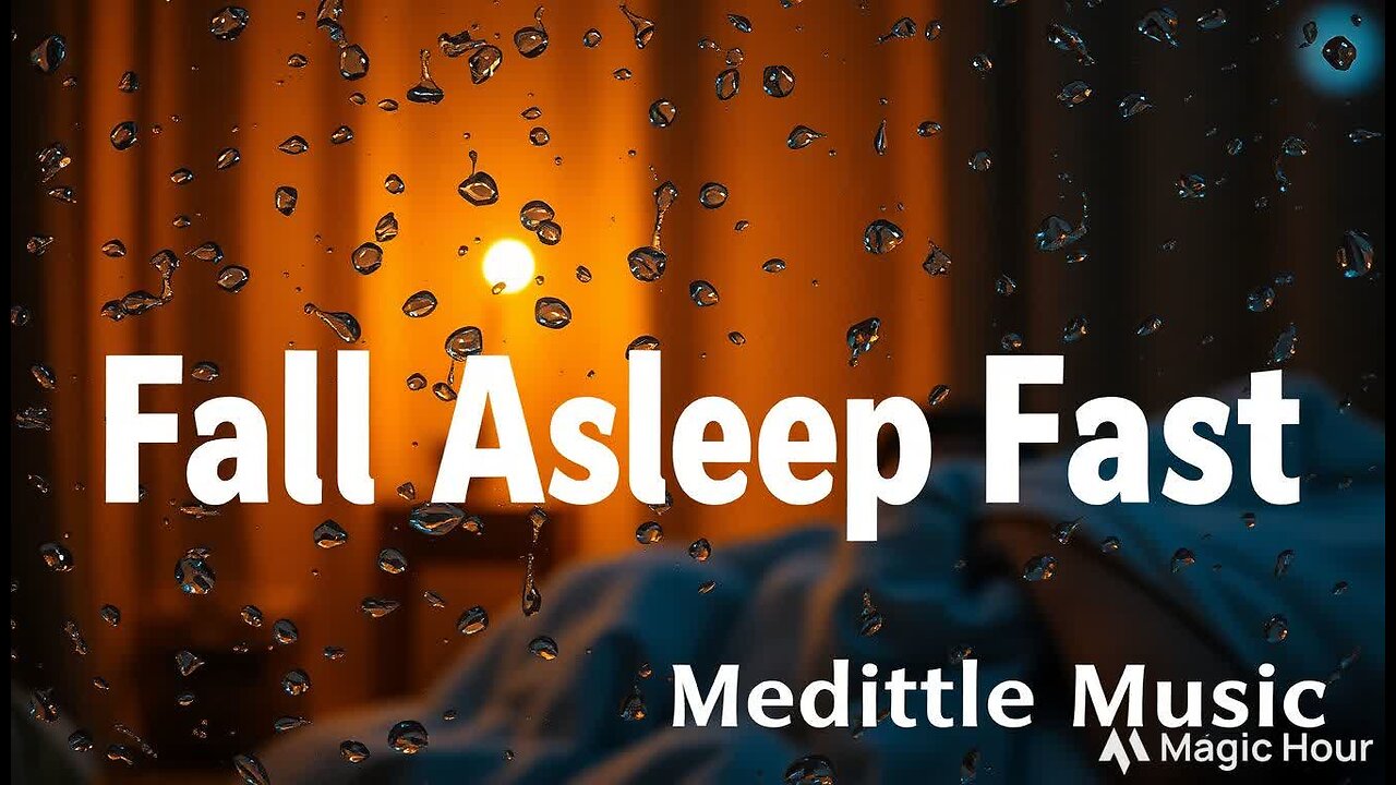 🌧️ Fall Asleep Fast & Overcome Stress | Relaxing Rain Sounds for Deep Sleep & Brain Relaxation