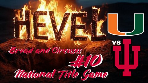 Miami Hurricanes VS Indiana Hoosiers National Title Sing Along