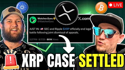 XRP CASE Settled For Good! Crypto Altcoin Moonshot