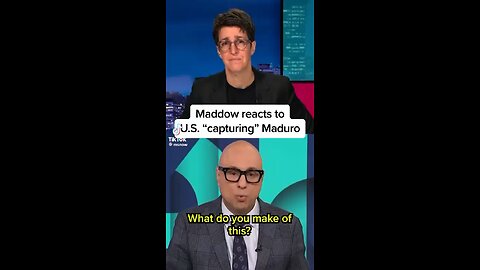 Rachel Maddow looks very rough. Has she been crying?