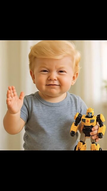 Baby Trump speaks about China toys.