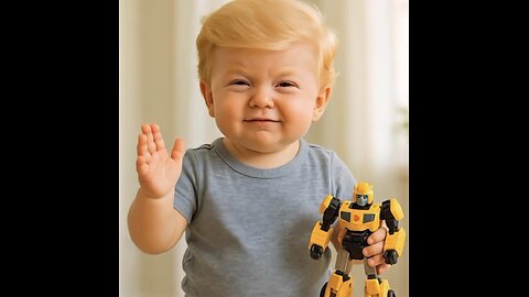 Baby Trump speaks about China toys.