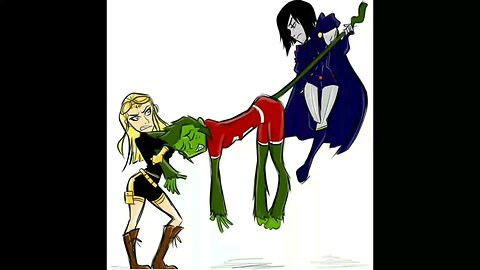Terra, Beast Boy & Raven (Teen Titans Comic Dub)