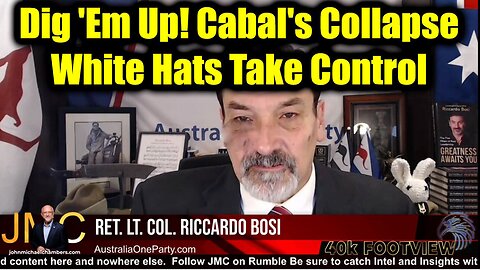 Riccardo Bosi & JMC 6.3.25: Dig 'Em Up! Cabal's Collapse & White Hats Take Control