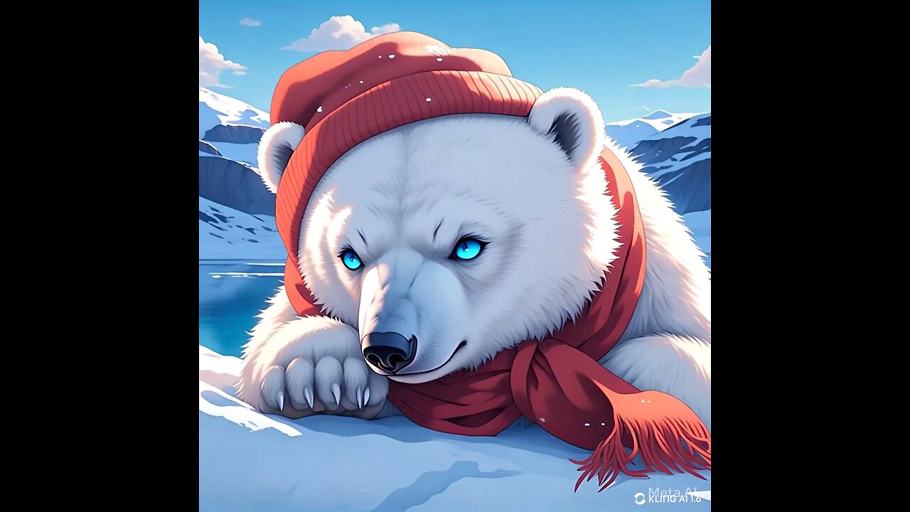 un polar feliz
