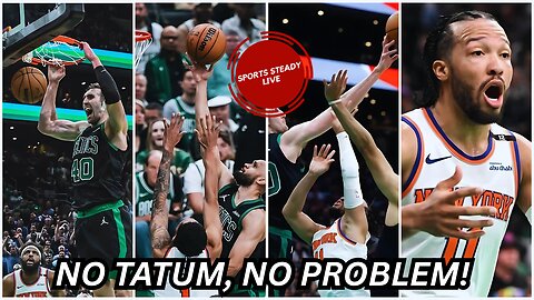 Celtics DOMINATE Knicks Without Tatum! | Derrick White Drops 34!