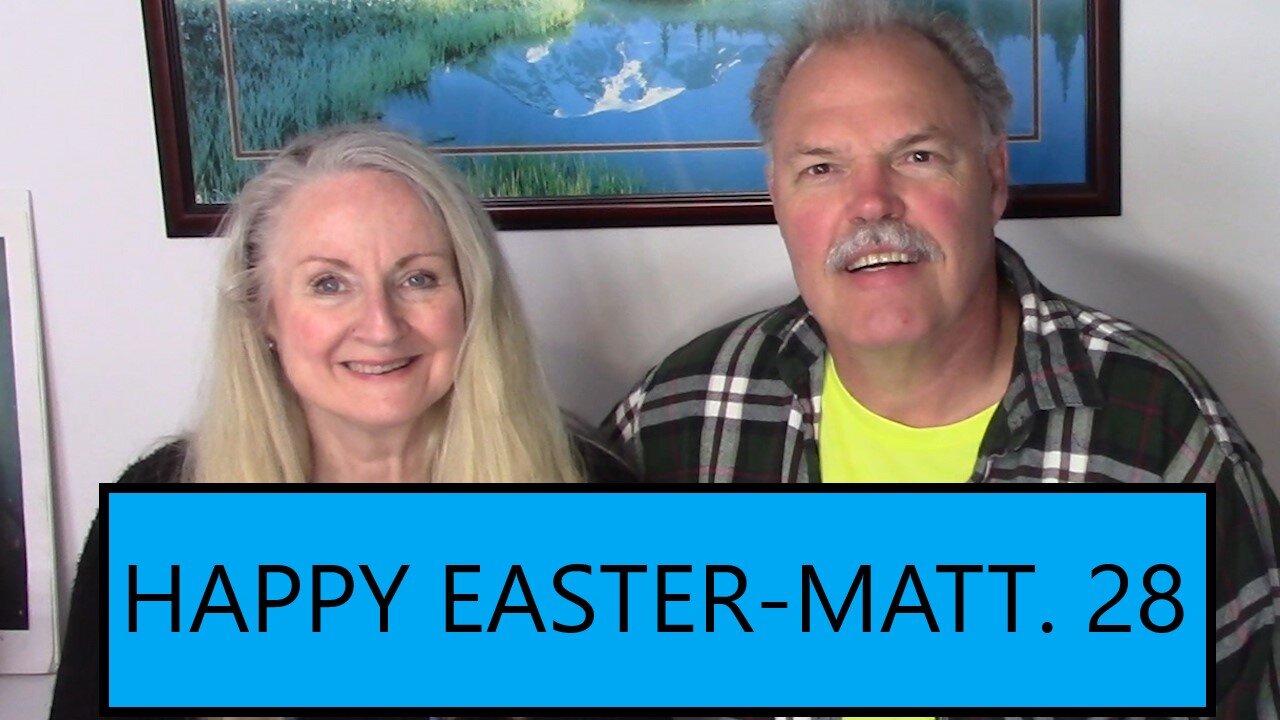 HAPPY EASTER - READING THE BIBLE - MATTHEW 28