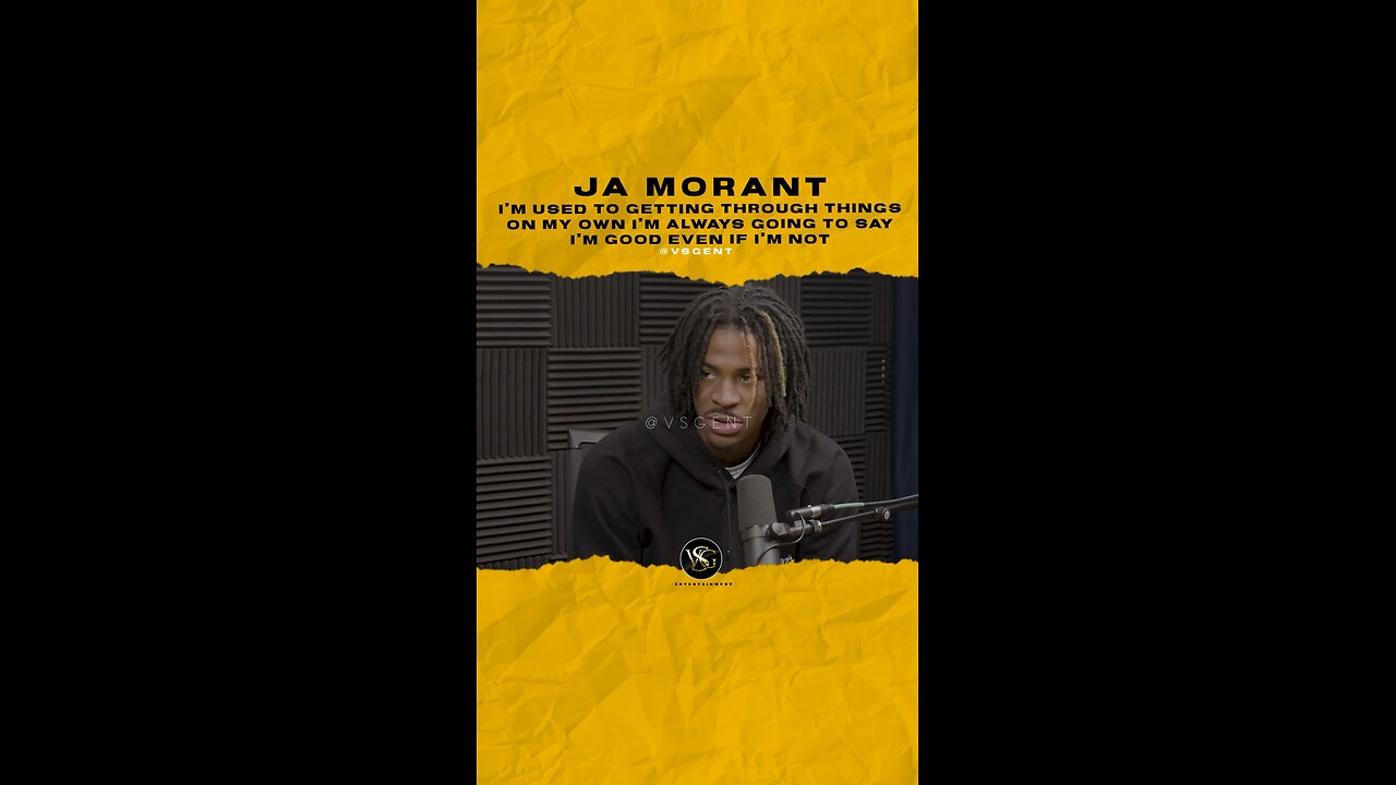 I’m used to getting through things on my own I’m always going to say I’m good even if I’m not