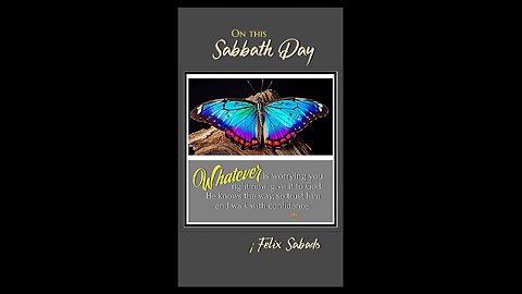 Sabbath, Peace.