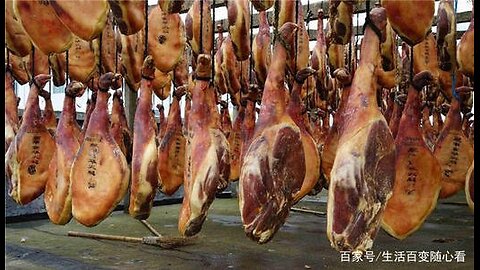 Crafting Chinese Jinhua Ham with a History Over 1,000 Years / 金華火腿製作 - Taiwanese Food
