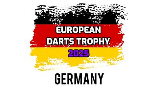 2025 European Darts Trophy Anderson v Schindler