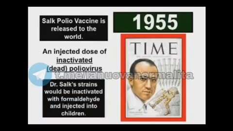 Il ''vaccino'' mortale contro la poliomielite di Salk 💉☠️