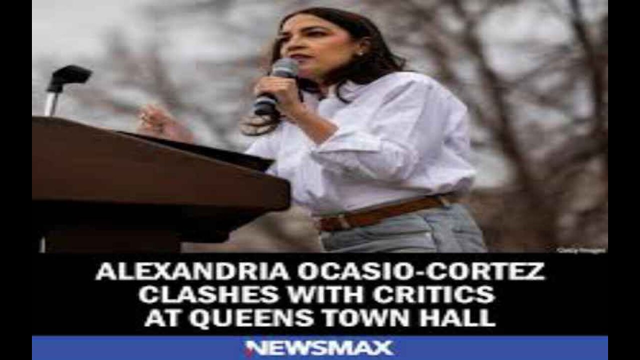 Ocasio-Cortez Clashes With Critics at Queens Town Hall