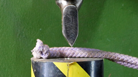 Hydraulic Press Vs Rope