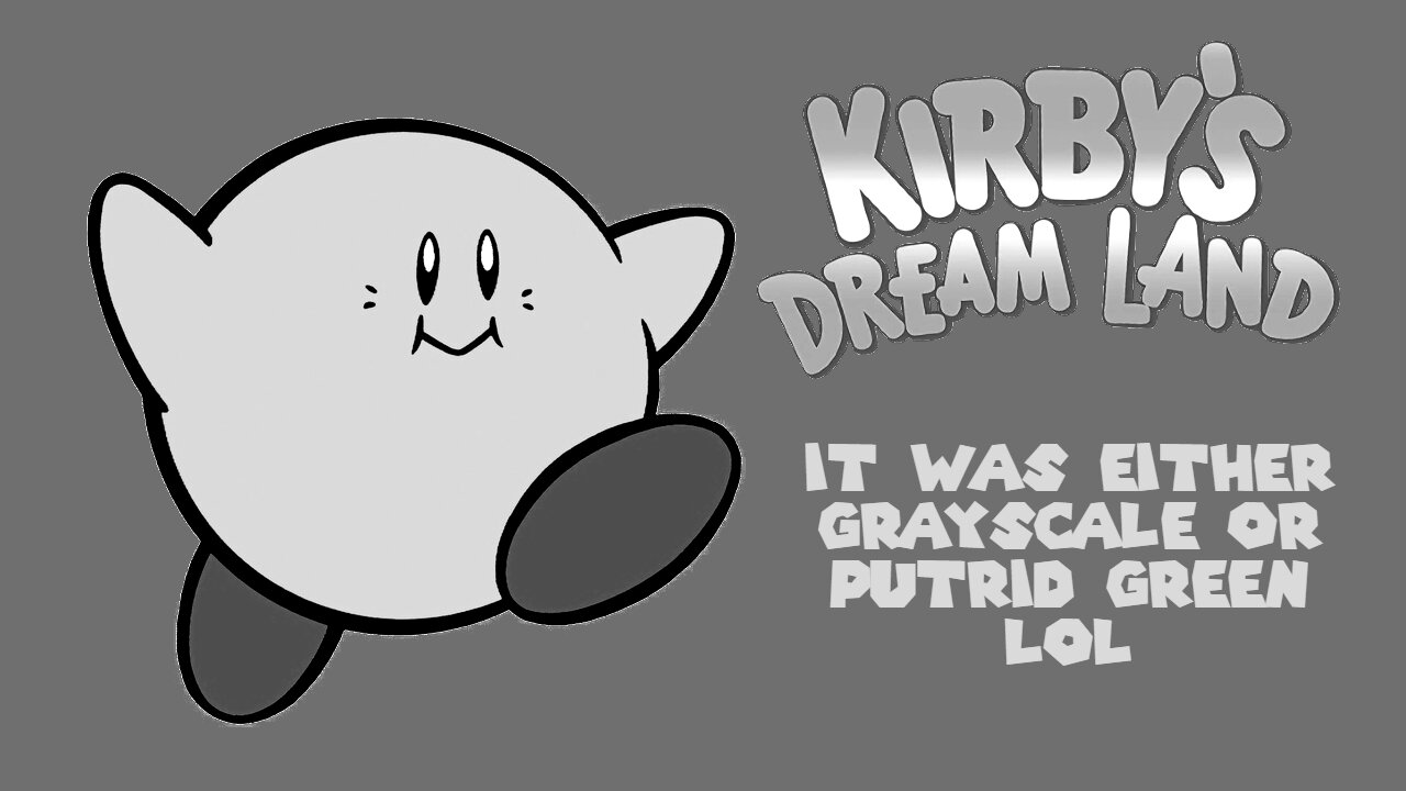 1992 BCA (Before Copy Abilities) - Kirby's Dream Land
