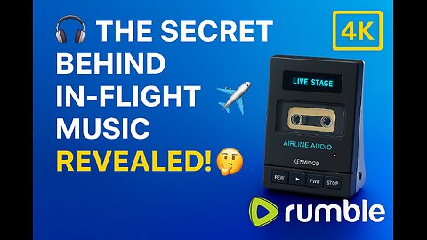 : 🎧 The Secret Behind In-Flight Music Revealed! | Vintage Airline Audio Player ✈️📼