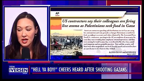 US CONTRACTORS SHOOT PALESTINIANS LOOKING FOR FOOD & CHEER ☠️
