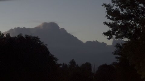 Crazy cloud and lighting