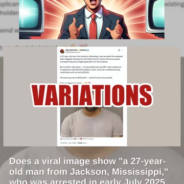 Fact Check: Story About Mississippi Food Stamps Hacker Arrested In Hinds County In 2025 NOT Real