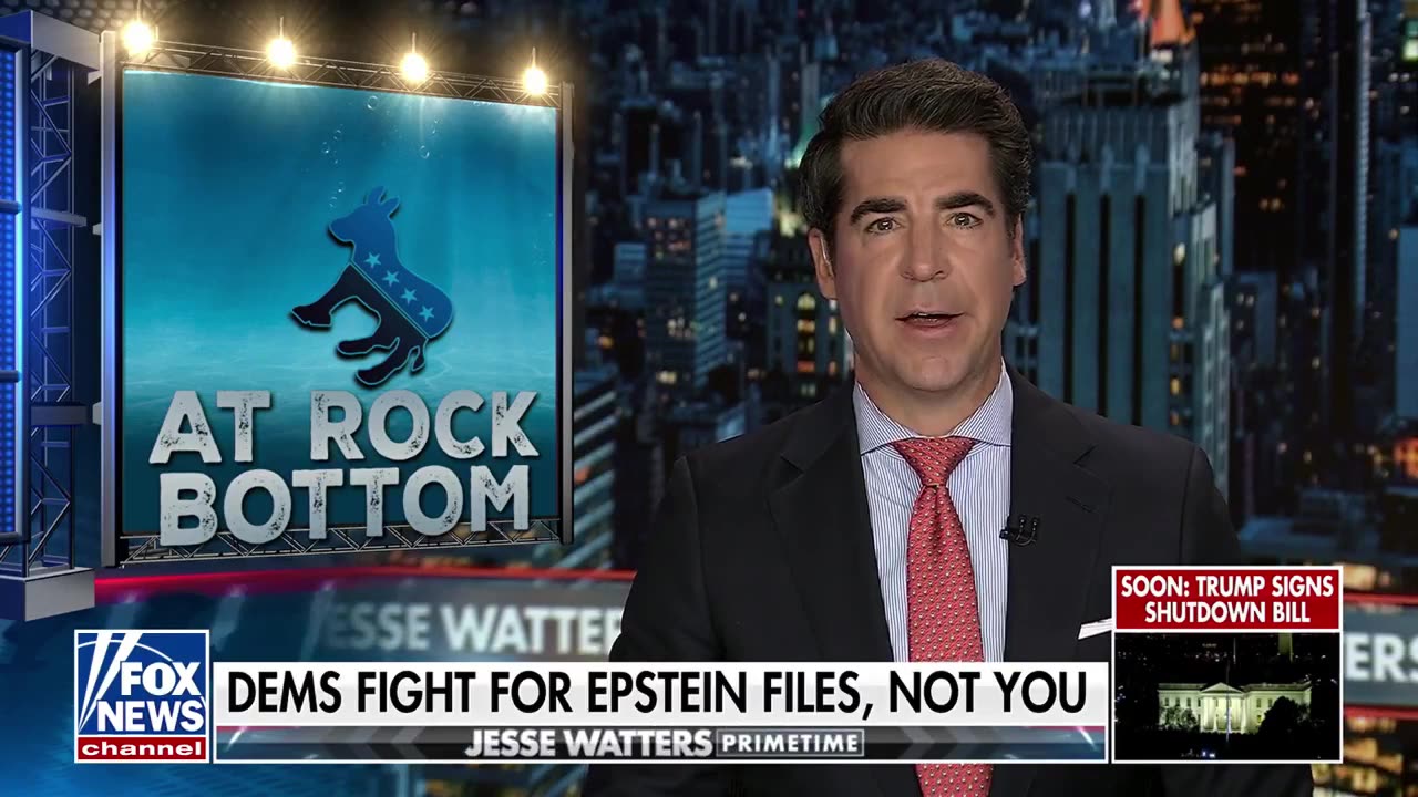 Democrats Jeffrey Epstein Charade Backfires: Watters