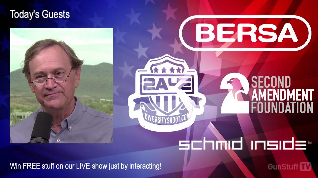 GunStuff LIVE #286- Second Amendment Foundation, Diversity Shoot, Bersa, Schmid Inside